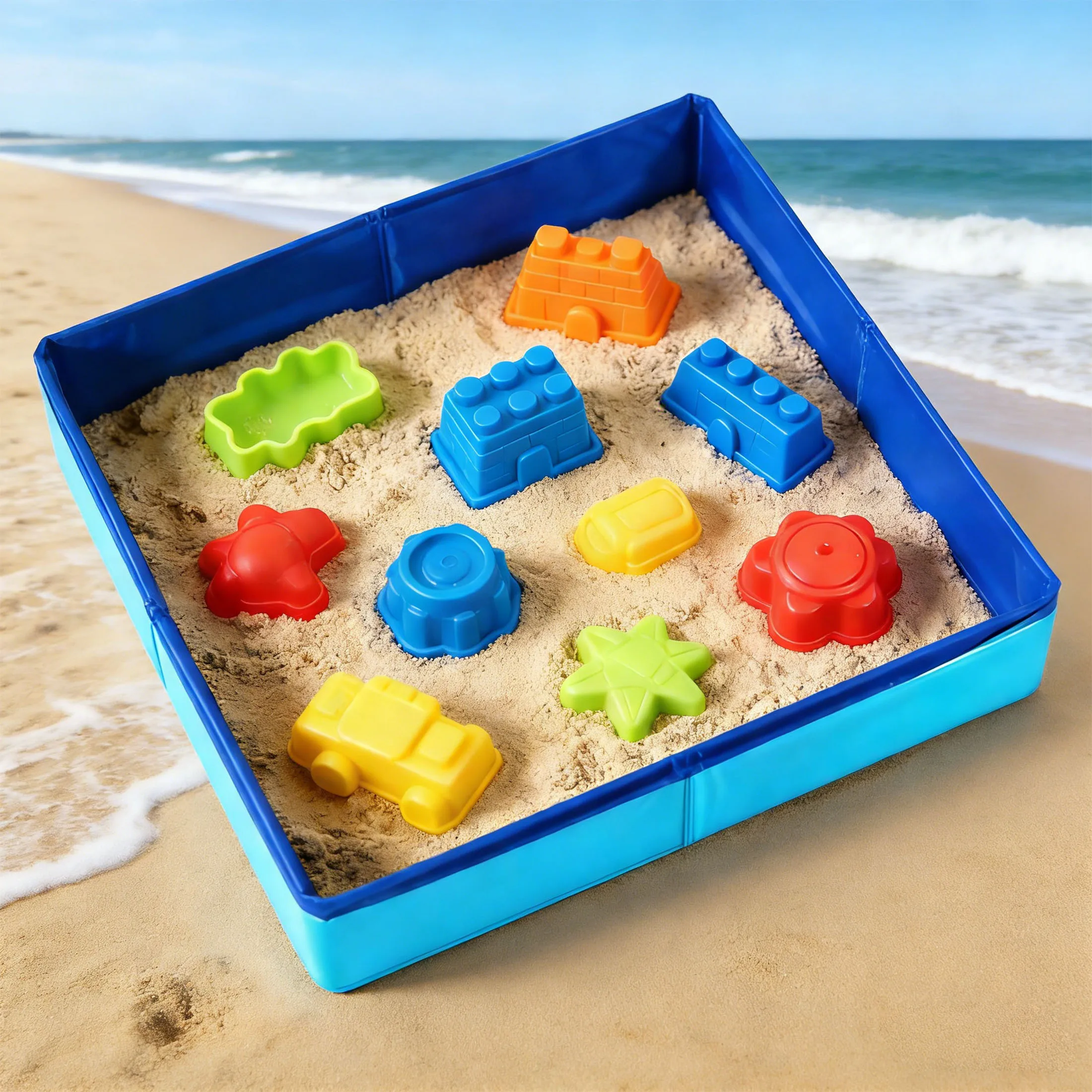 Sandbox Toys for Kids Children's Summer Outdoor Beach Toys Gifts for Boys and Girls Backyard Sand Pit Sandboxes for Beach Garden
Sandbox Toys for Kids Children's Summer Outdoor Beach Toys Gifts for Boys and Girls Backyard Sand Pit Sandboxes for Beach Garden