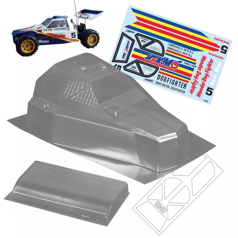 Yokomo Dogfighter YZ-834B Clear body. Yokomo Super Dog Fighter 1/10 4WD Off-Road Electric Buggy Option part
Yokomo Dogfighter YZ-834B Clear body. Yokomo Super Dog Fighter 1/10 4WD Off-Road Electric Buggy Option part