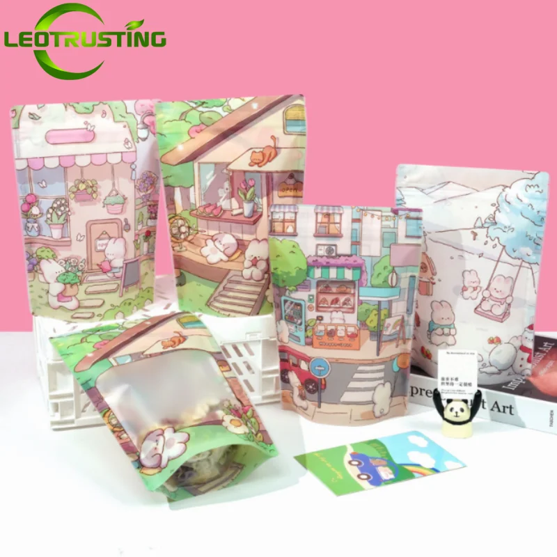 10/100PCS Stand-up Plastic Christmas Zipper Window Packaging Bag DIY Xmas Sugar Candy Snack Bakery Toys Gifts Storage Pouches
10/100PCS Stand-up Plastic Christmas Zipper Window Packaging Bag DIY Xmas Sugar Candy Snack Bakery Toys Gifts Storage Pouches