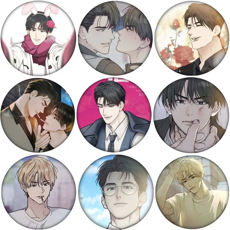 58MM Korean BL Manhwa Pay Back Cosplay Badge Anime Brooch Pin Accessories For Clothes Backpack Decoration gift
58MM Korean BL Manhwa Pay Back Cosplay Badge Anime Brooch Pin Accessories For Clothes Backpack Decoration gift