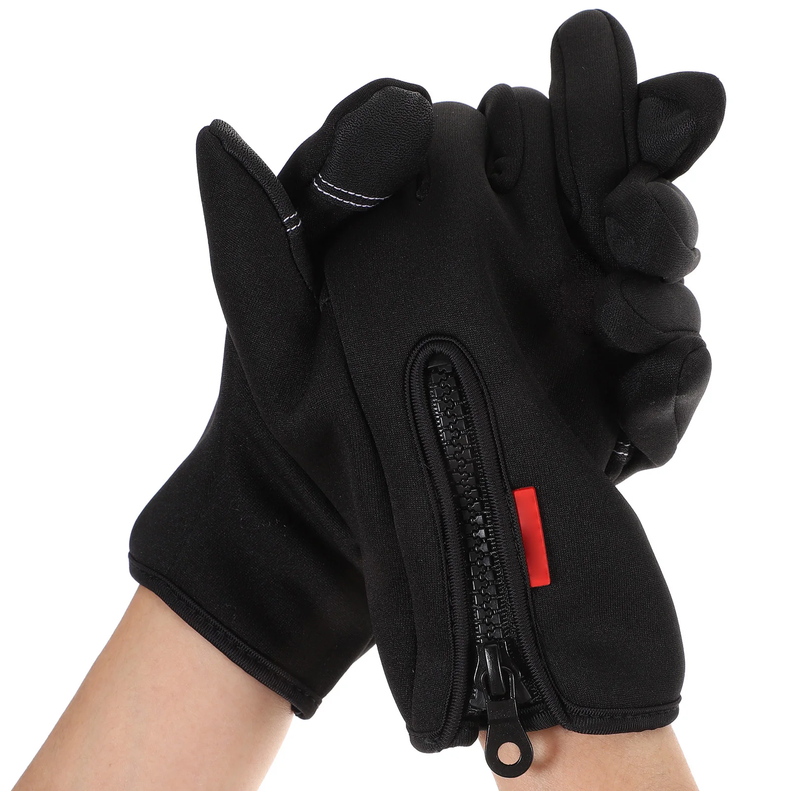 1 Pair Windproof Touchscreen Insulated Gloves Fleece Lined 2 Finger Cut Anti-Slip For Winter Riding Cycling Hiking Driving
1 Pair Windproof Touchscreen Insulated Gloves Fleece Lined 2 Finger Cut Anti-Slip For Winter Riding Cycling Hiking Driving