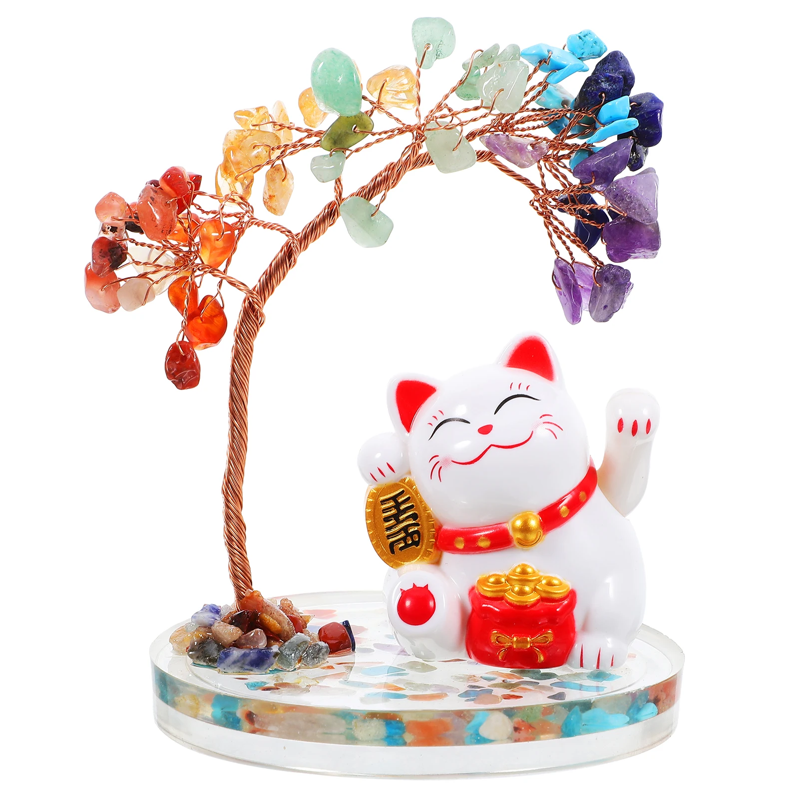 Fortune Cat Crystal Tree Decor Exquisite Craftsmanship Living Room Office Entrance Elegant Design Photo Props Crystal Tree
Fortune Cat Crystal Tree Decor Exquisite Craftsmanship Living Room Office Entrance Elegant Design Photo Props Crystal Tree