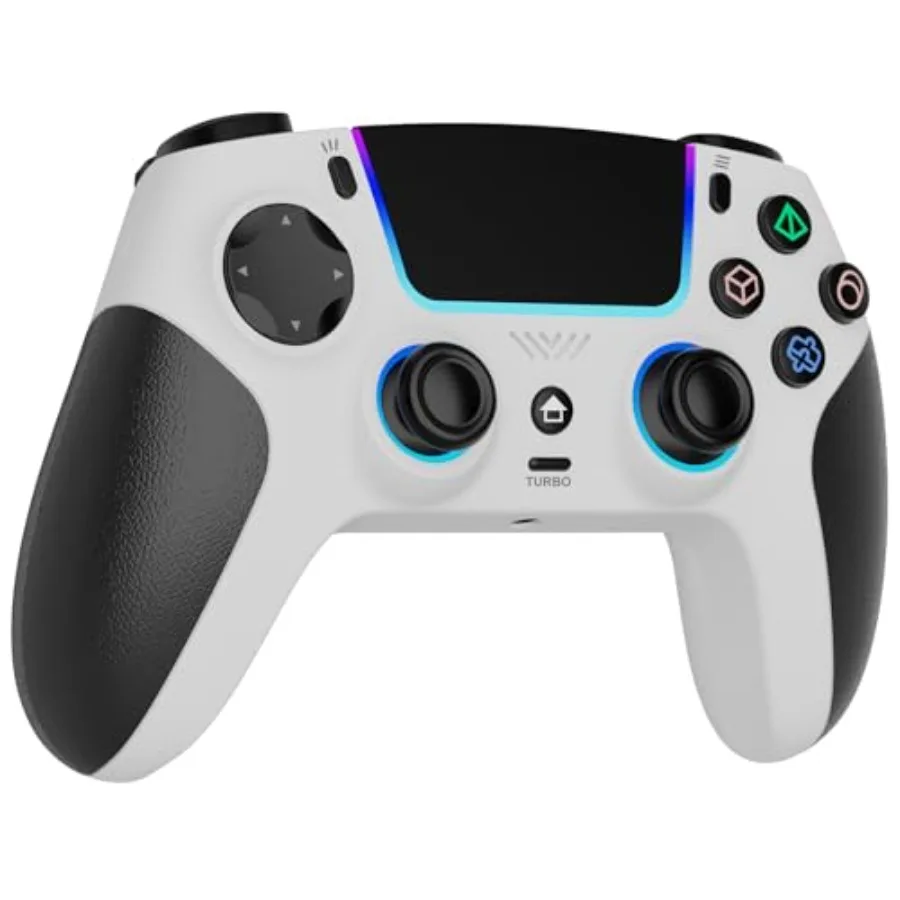 LED Wireless Controller for PS5with PS5 Pro/PC/iOS/Android/MAC/Steam Deck Hall-effect joysticks/ Programmable/Dual Vibration/ T
LED Wireless Controller for PS5with PS5 Pro/PC/iOS/Android/MAC/Steam Deck Hall-effect joysticks/ Programmable/Dual Vibration/ T