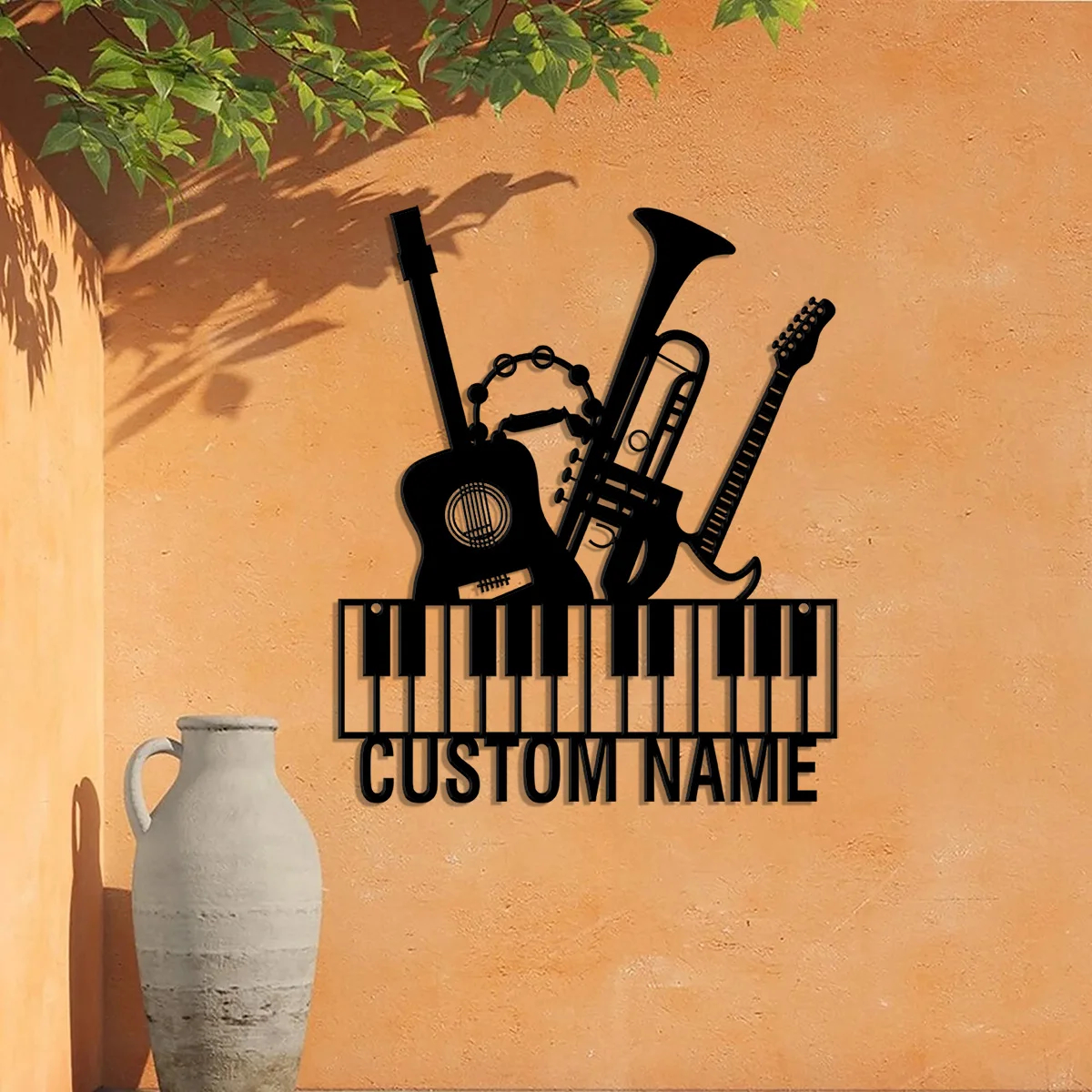 Custom Personalized Music Studio Metal Wall Art Custom Microphone Headphones Name Sign Home Decor Musical Musician Room
Custom Personalized Music Studio Metal Wall Art Custom Microphone Headphones Name Sign Home Decor Musical Musician Room