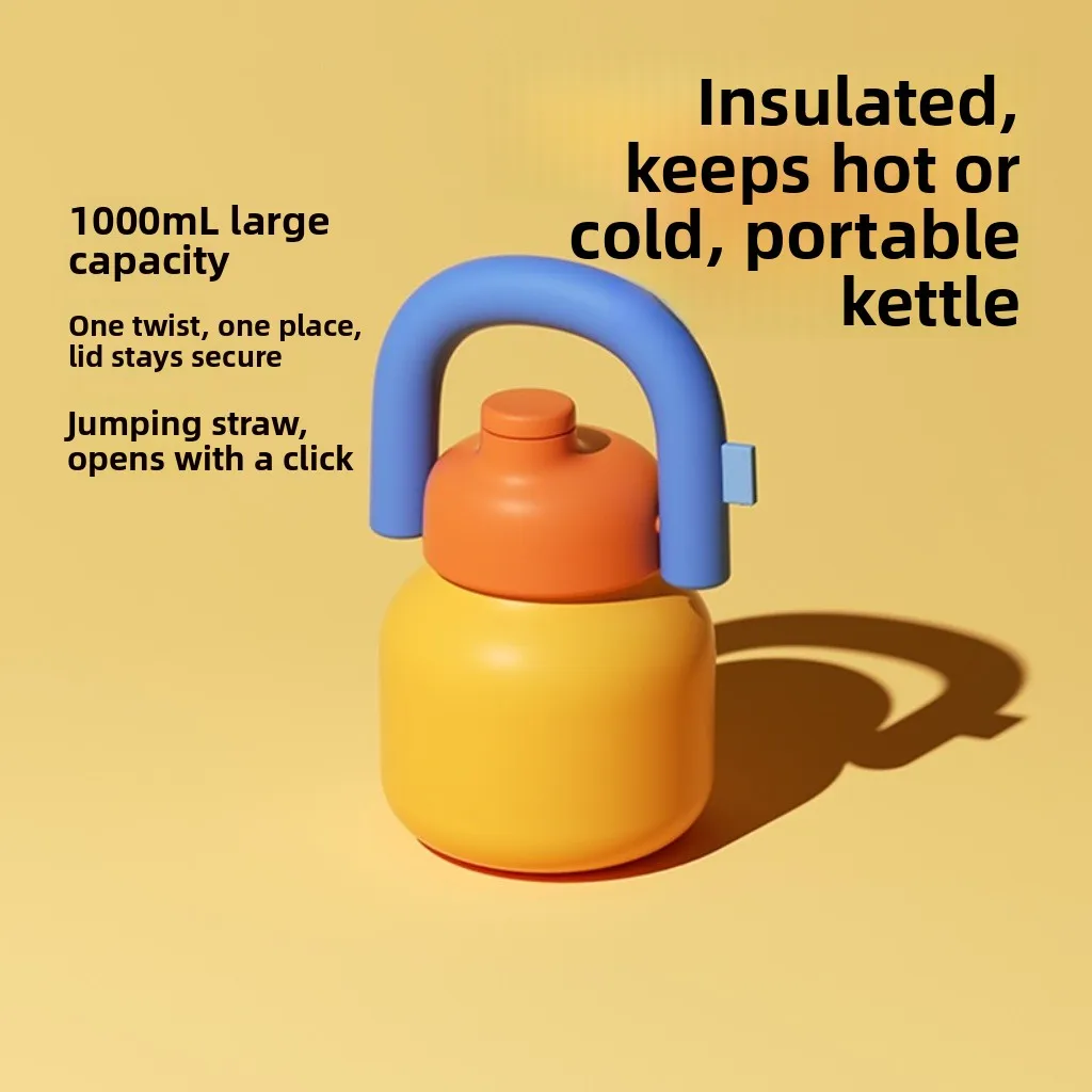 Large Capacity Portable Insulated Water Bottle Outdoor Travel Cup Men's Version Handheld Mug Cold Resistant Antibacterial
Large Capacity Portable Insulated Water Bottle Outdoor Travel Cup Men's Version Handheld Mug Cold Resistant Antibacterial