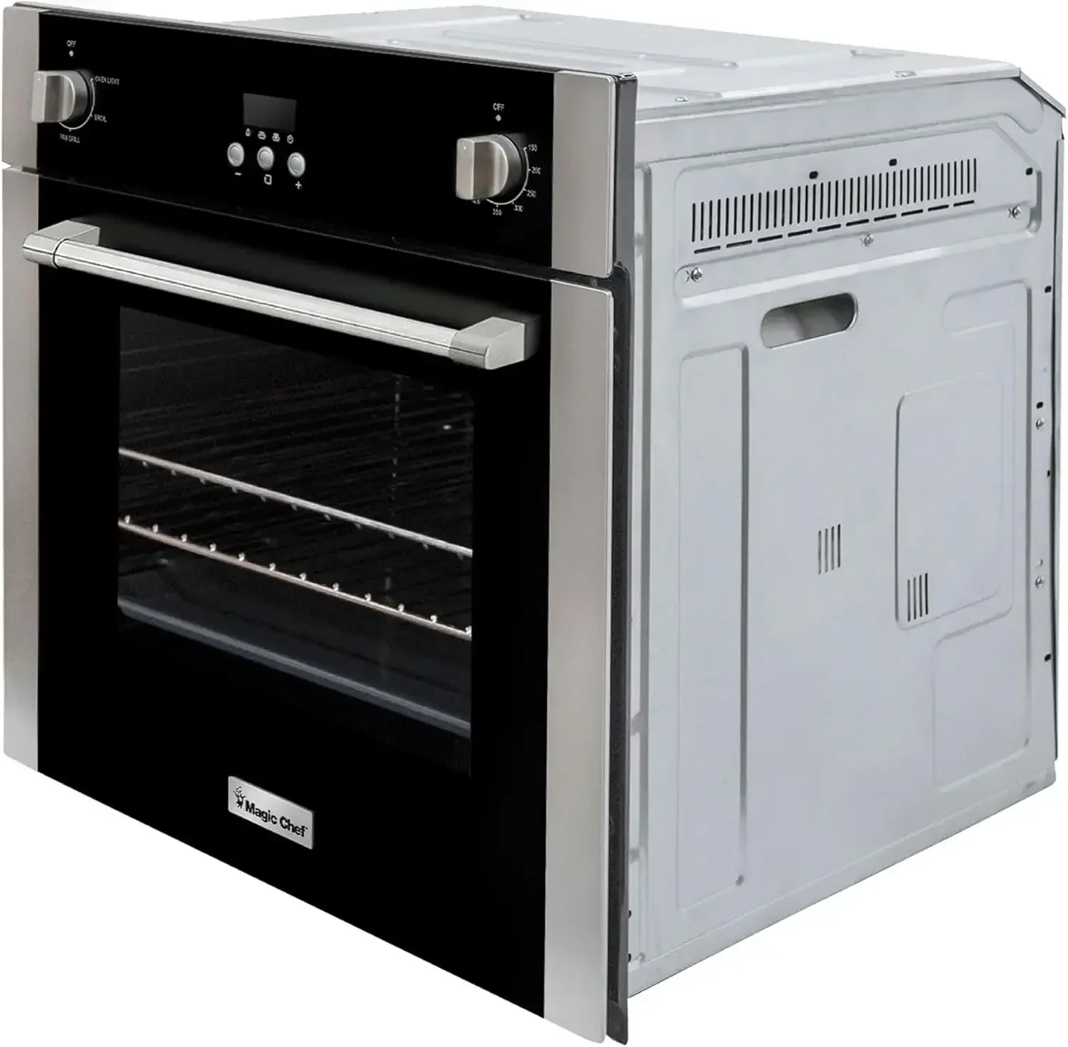 Magic Chef Single Electric Wall Oven w/ Convection Feature, Wall-Mounted Convection Oven for Cooking & Baking, 24", 2.2 Cubic
Magic Chef Single Electric Wall Oven w/ Convection Feature, Wall-Mounted Convection Oven for Cooking & Baking, 24", 2.2 Cubic