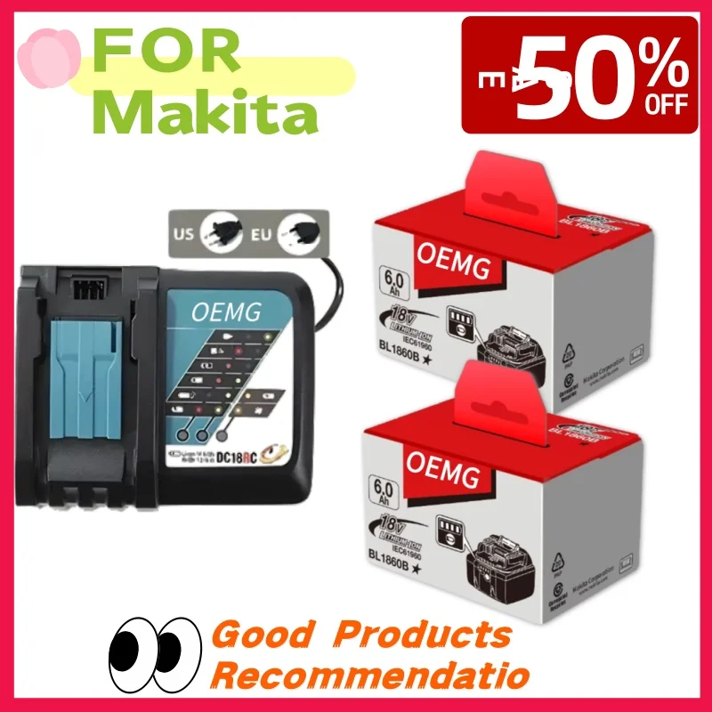 Compact Powerhouse FOR Makita 18V 6Ah Battery,Same Power Batterie FOR Makita 18V in Slightly Smaller Size,Better Tool Balance
Compact Powerhouse FOR Makita 18V 6Ah Battery,Same Power Batterie FOR Makita 18V in Slightly Smaller Size,Better Tool Balance