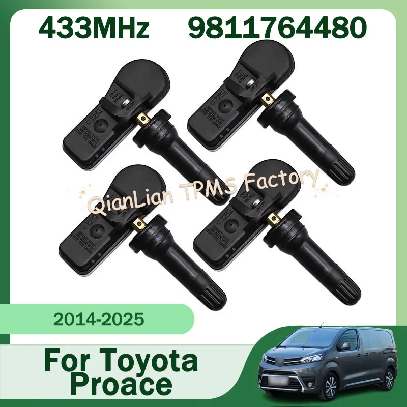 Для Toyota Proace Verso Proace Combi Proace TPMS датчик шин 9811764480 1/4 шт. 433 МГц система контроля давления в шинах
Для Toyota Proace Verso Proace Combi Proace TPMS датчик шин 9811764480 1/4 шт. 433 МГц система контроля давления в шинах