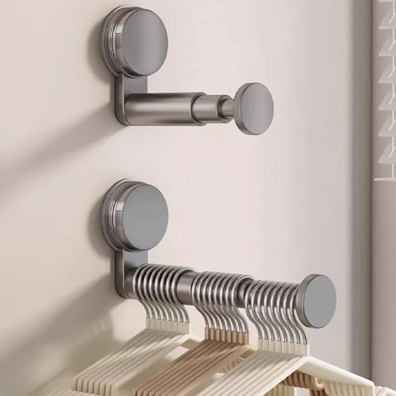AOBT Hanger Storage Rack No-Drill Suction Cup Installation,Folding Rack Retractable Adjustable Length Home Use Hanger,Container
AOBT Hanger Storage Rack No-Drill Suction Cup Installation,Folding Rack Retractable Adjustable Length Home Use Hanger,Container