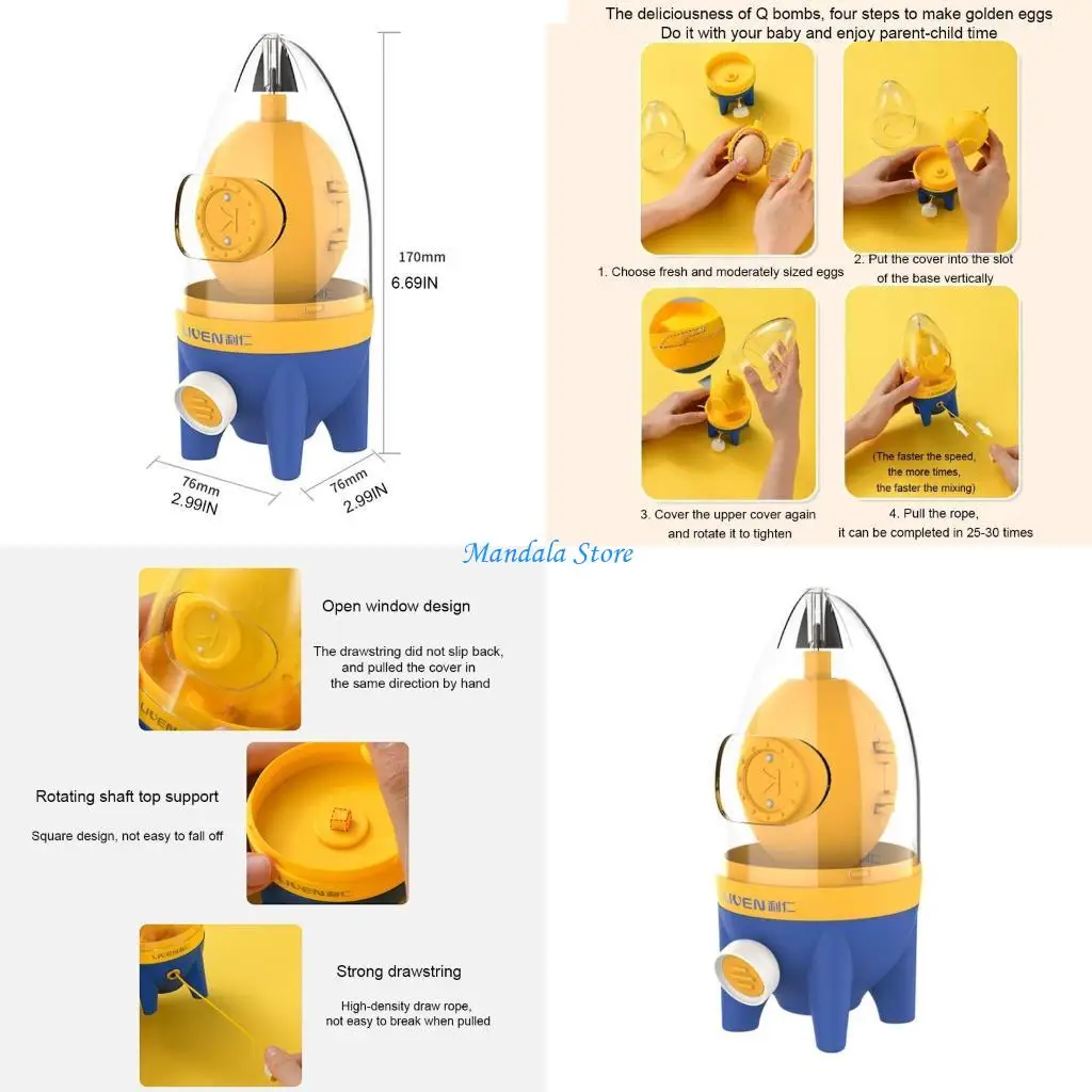 U2JC Home Manual Golden Egg Puller Egg White Yolk Mixer Egg Egg
U2JC Home Manual Golden Egg Puller Egg White Yolk Mixer Egg Egg