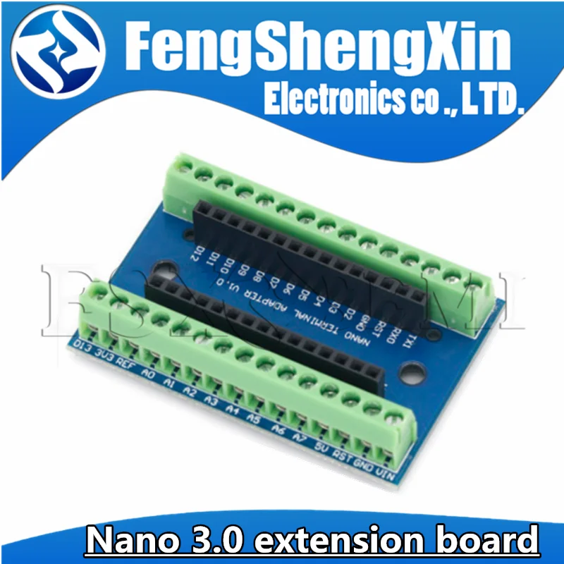 1pcs NANO V3.0 Controller Terminal Adapter Expansion Board NANO terminal expansion board for arduino Nano version
1pcs NANO V3.0 Controller Terminal Adapter Expansion Board NANO terminal expansion board for arduino Nano version