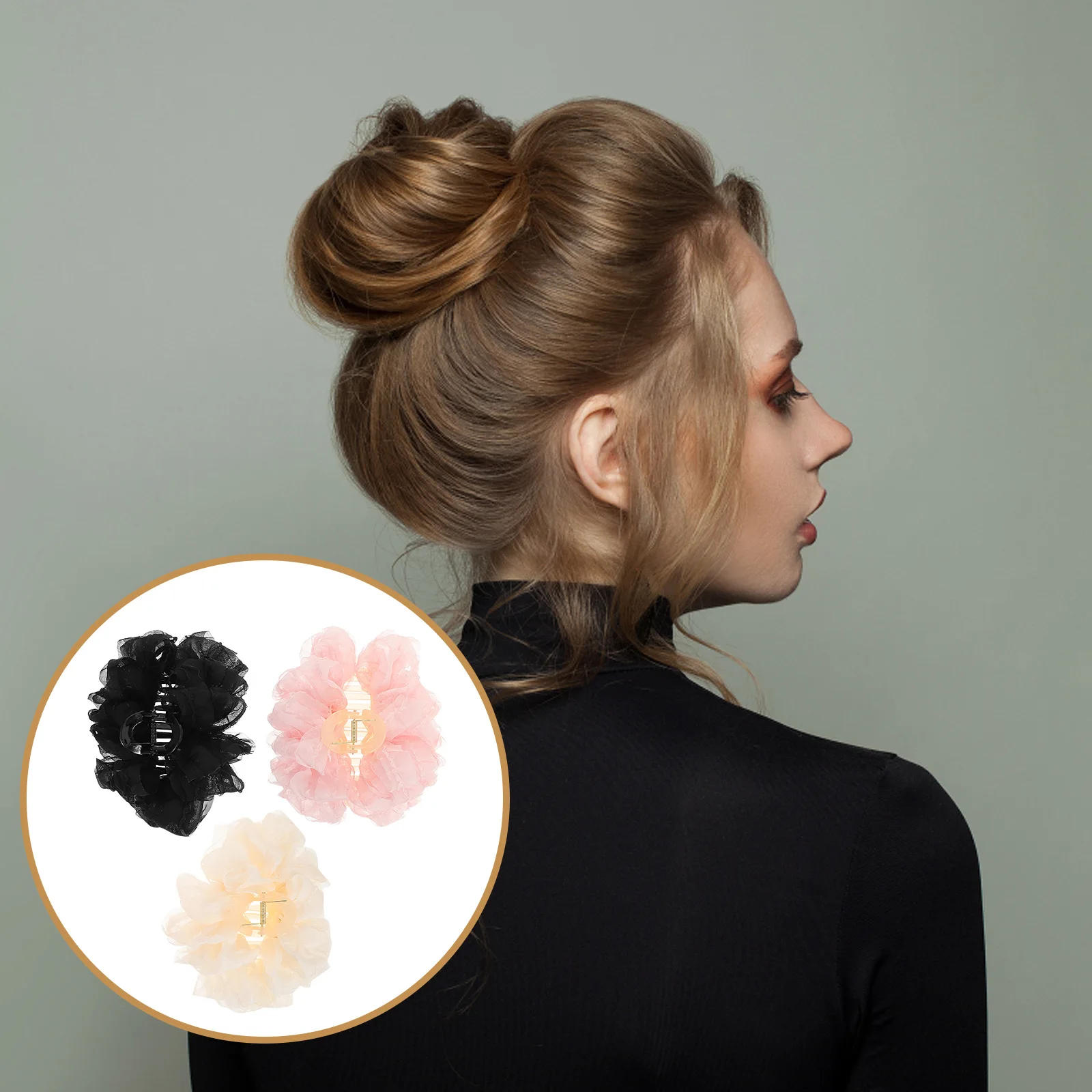 3Pcs Large Bow Claw Clips Women White Pink Black Decorative Jaw Clips Thick Hair Volume Boost Shark Clip Hair Tools
3Pcs Large Bow Claw Clips Women White Pink Black Decorative Jaw Clips Thick Hair Volume Boost Shark Clip Hair Tools