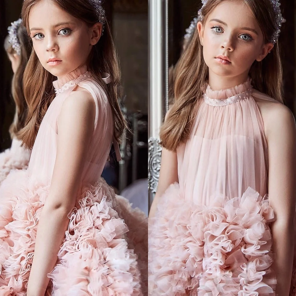 Customized Exquisite Pink Tulle Celebrity Gowns Elegant O-Neck Sleeveless Evening Dress Temperament Special Occasion Gowns
Customized Exquisite Pink Tulle Celebrity Gowns Elegant O-Neck Sleeveless Evening Dress Temperament Special Occasion Gowns