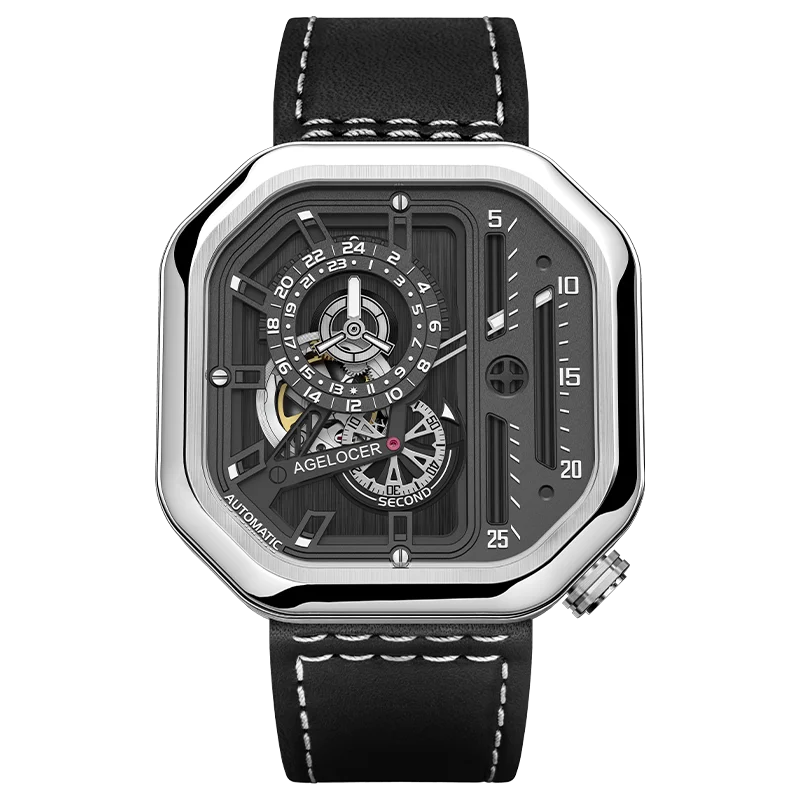 AGELOCER Original Racing Watch Men's Luxury Skeleton Big Dial Automatic Mechanical Watch Birthday Gift for Men
AGELOCER Original Racing Watch Men's Luxury Skeleton Big Dial Automatic Mechanical Watch Birthday Gift for Men