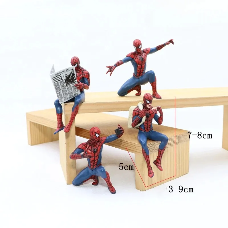 4Pcs Marvel Superhero Spider-Man Action Figures - 7-8cm Mini Model Toys, Decorative Ornaments, Collectible Set & Birthday Gift
4Pcs Marvel Superhero Spider-Man Action Figures - 7-8cm Mini Model Toys, Decorative Ornaments, Collectible Set & Birthday Gift