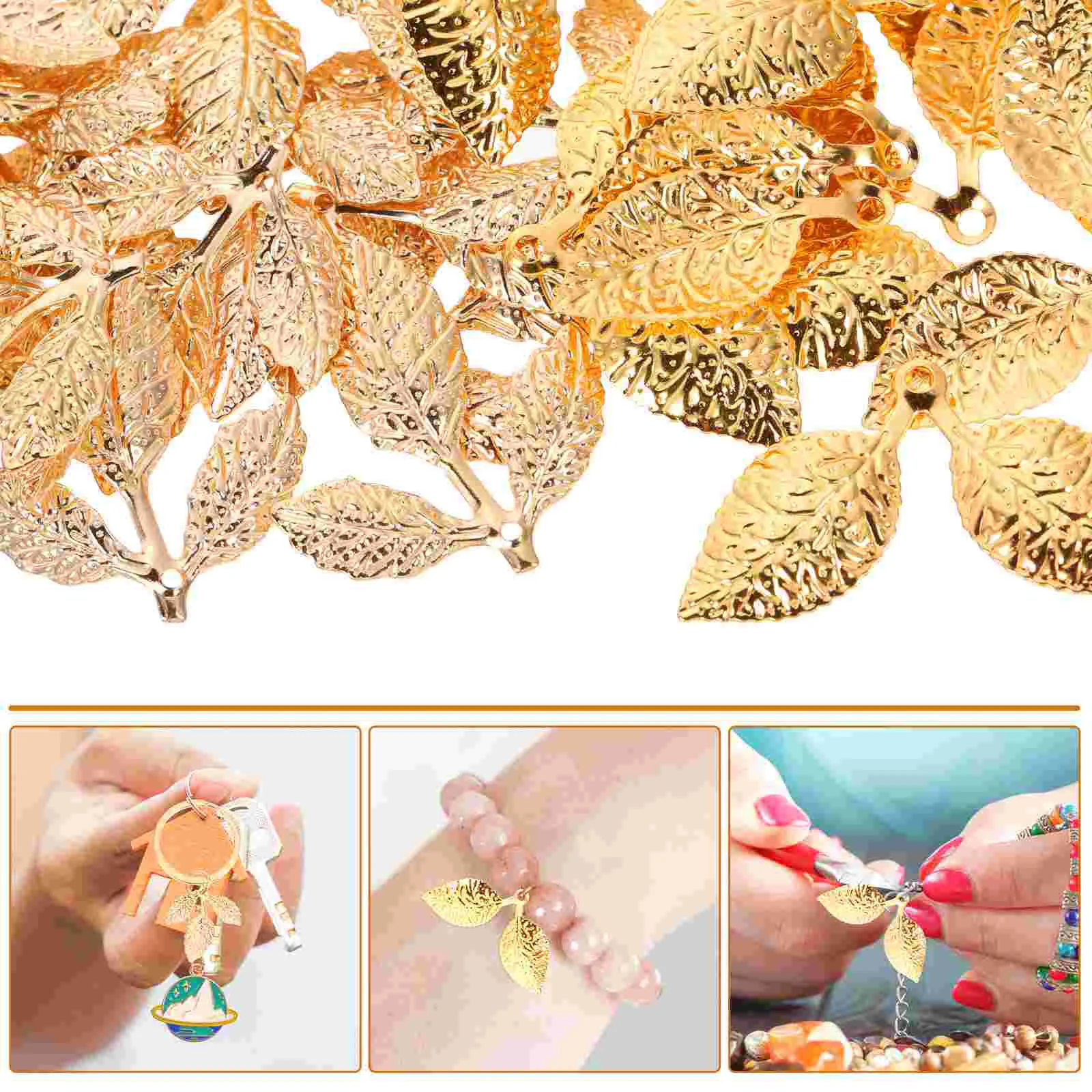 100 Pcs Leaf Pendant Pendants Jewelry Charms for Making Bracelet Locket Alloy Earring Necklace Kit
100 Pcs Leaf Pendant Pendants Jewelry Charms for Making Bracelet Locket Alloy Earring Necklace Kit
