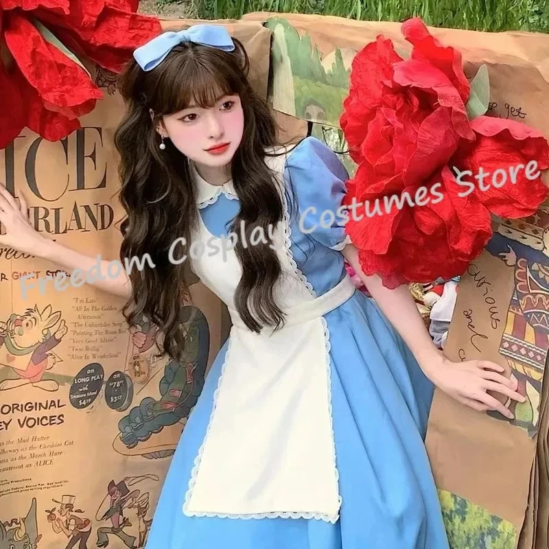 A;3\v,7'd/ Girl Blue Alice in Wonderland Halloween Costume for Adult Party Lolita Maid Dress Cosplayx;4'v\7,h/
A;3\v,7'd/ Girl Blue Alice in Wonderland Halloween Costume for Adult Party Lolita Maid Dress Cosplayx;4'v\7,h/