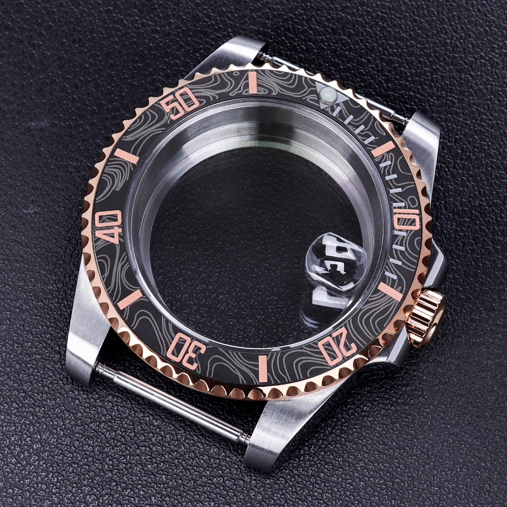 40mm Watch Case Screw-Down Waterproof Crown For NH35 NH36 NH34 NH38 Miyota8215 ETA2824 PT5000 Movement wavy Ceramic Bezel Insert
40mm Watch Case Screw-Down Waterproof Crown For NH35 NH36 NH34 NH38 Miyota8215 ETA2824 PT5000 Movement wavy Ceramic Bezel Insert