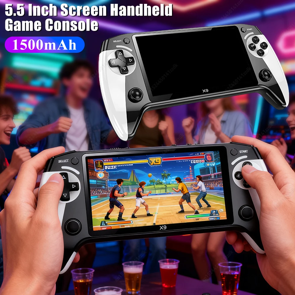 NEW Handheld Game Console 1500mAh 5.5-inch IPS HD screen Support for Duo Play GB GBA GBC games Type-C Charging Birthday Christma
NEW Handheld Game Console 1500mAh 5.5-inch IPS HD screen Support for Duo Play GB GBA GBC games Type-C Charging Birthday Christma