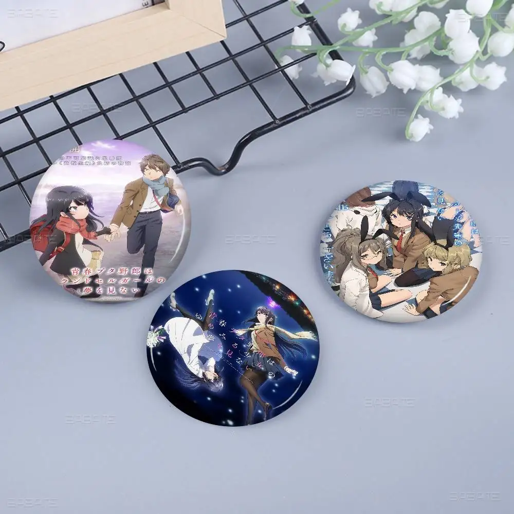 Rascal Does Not Dream Anime 58mm Animals Funny Brooches Badge Backpack Clothes Gift Accessory
Rascal Does Not Dream Anime 58mm Animals Funny Brooches Badge Backpack Clothes Gift Accessory