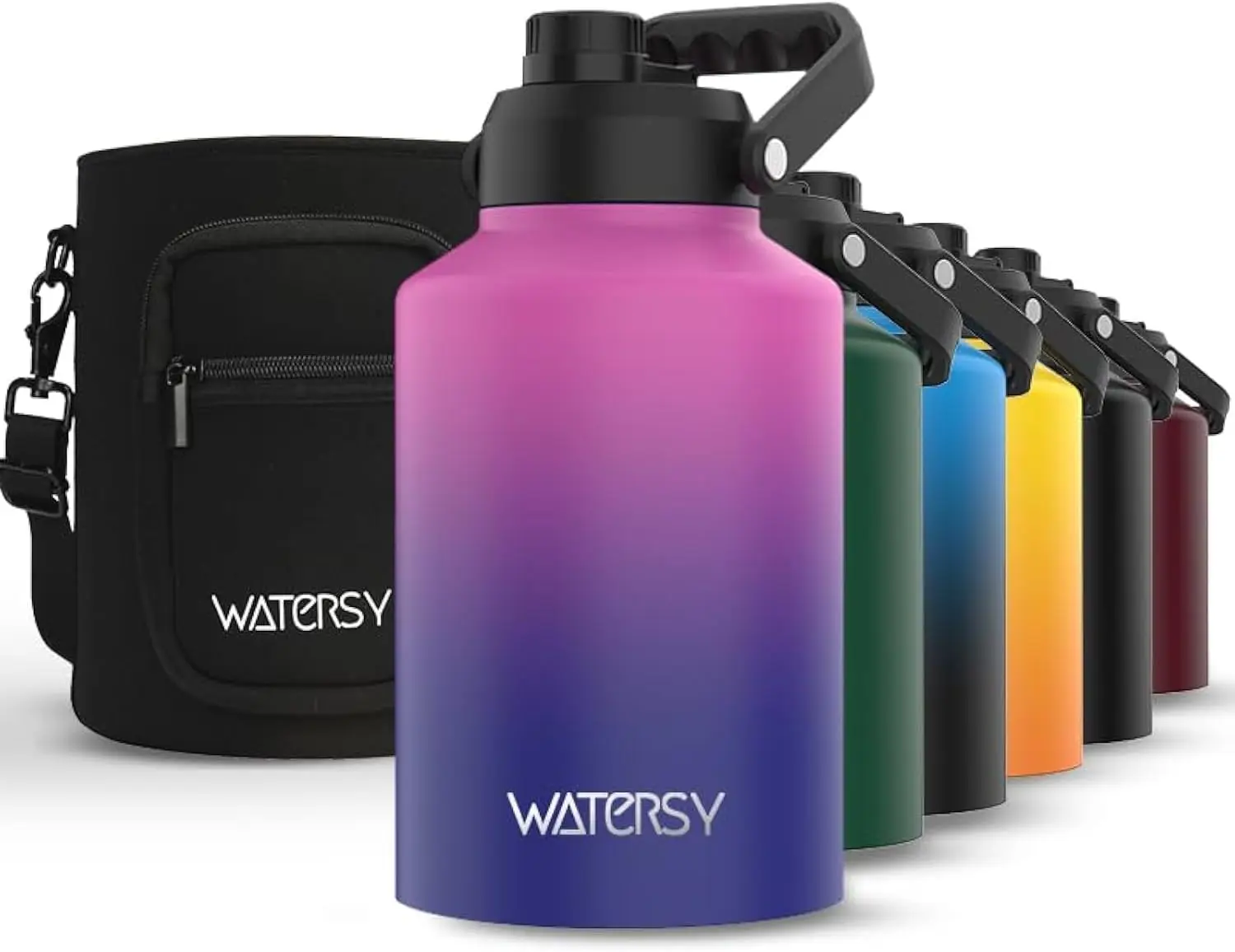 1 Gallon Insulated Stainless Steel Water Bottle, Cold for 48 Hrs, Leak-Proof, BPA-Free for Gym, Hiking, Camping & Travel
1 Gallon Insulated Stainless Steel Water Bottle, Cold for 48 Hrs, Leak-Proof, BPA-Free for Gym, Hiking, Camping & Travel