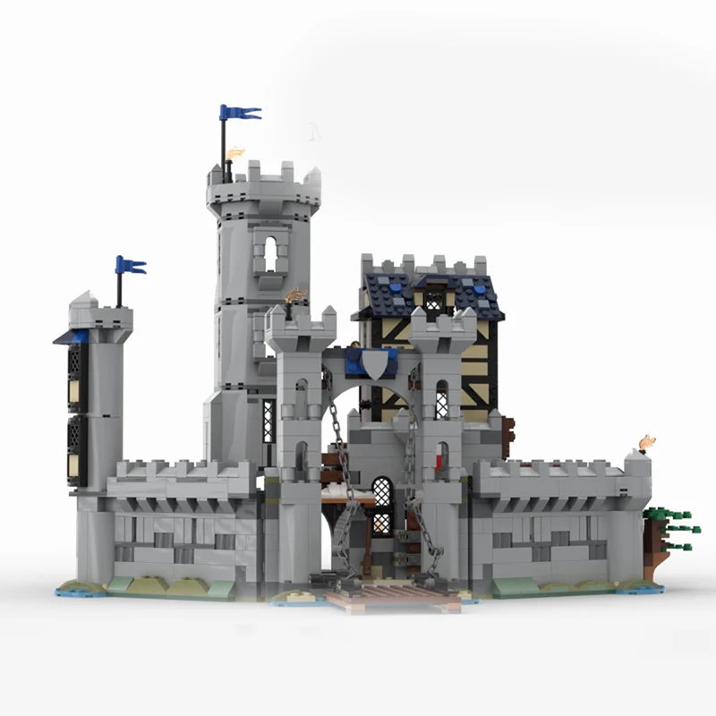 NEW 1418PCS MOC Medieval Castle Horse Knights Fortress Model Custom Building Blocks DIY Creative Ideas Assembly Display Gift Set
NEW 1418PCS MOC Medieval Castle Horse Knights Fortress Model Custom Building Blocks DIY Creative Ideas Assembly Display Gift Set
