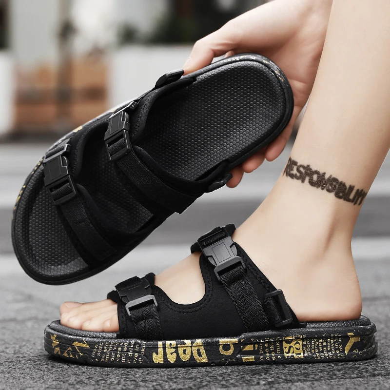 New Arrival Couple Summer Slippers Comfortable Massage Flat Sandals Man Outdoor Non-Slip Men's Beach Sandals sandalias de mujer
New Arrival Couple Summer Slippers Comfortable Massage Flat Sandals Man Outdoor Non-Slip Men's Beach Sandals sandalias de mujer