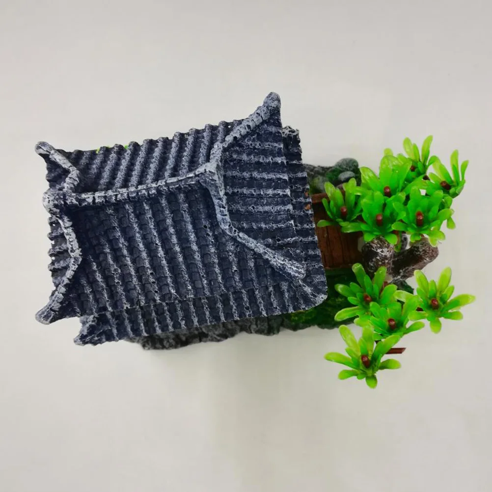 Resin Made Chinese Style Fake for Aquarium Decoration Vivid Colorful Fish Layout Vintage Building Shelter
Resin Made Chinese Style Fake for Aquarium Decoration Vivid Colorful Fish Layout Vintage Building Shelter