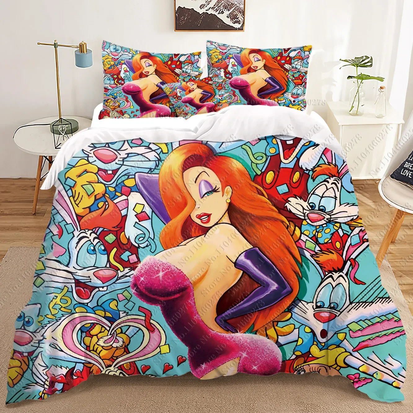 fashion Jessica Rabbit 3D Bedding Sets print duvet cover Adults_ children bed comforter birthday gift dropshipping home textiles
fashion Jessica Rabbit 3D Bedding Sets print duvet cover Adults_ children bed comforter birthday gift dropshipping home textiles