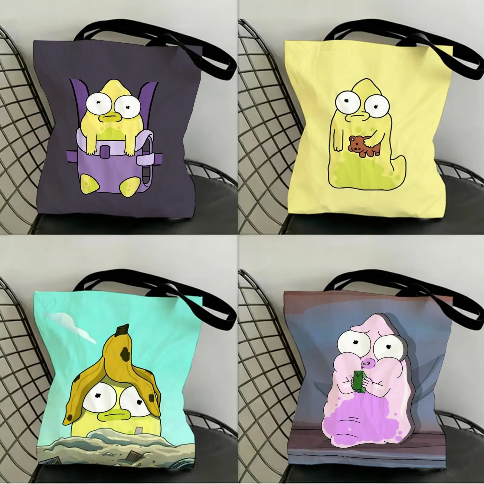 Solar O-Opposites Storage Bags Canvas Double-Sided Print Fashion Shoulder Tote Shopping Bag Gift Eco Handbags
Solar O-Opposites Storage Bags Canvas Double-Sided Print Fashion Shoulder Tote Shopping Bag Gift Eco Handbags