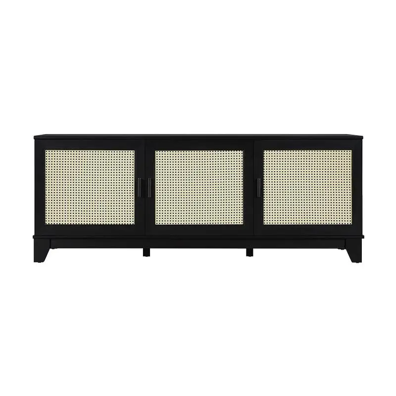 Modern Cane TV Stand Black 62.99 Inches for Home Entertainment, Stylish Design, Durable Storage Solution for Living Room
Modern Cane TV Stand Black 62.99 Inches for Home Entertainment, Stylish Design, Durable Storage Solution for Living Room