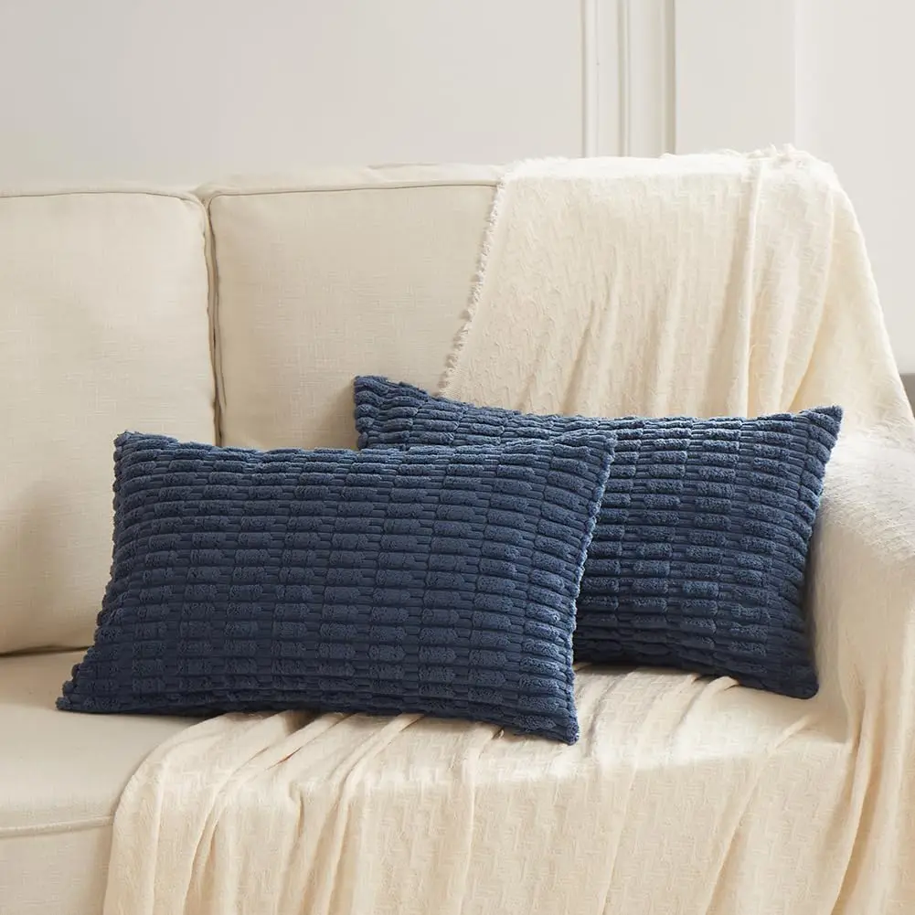 2 Packs Dusty Blue Lumbar Decorative Throw Pillow Covers 14X24 H For Living Room Couch Bed Sofa, Rustic Farmhouse Boho Home
2 Packs Dusty Blue Lumbar Decorative Throw Pillow Covers 14X24 H For Living Room Couch Bed Sofa, Rustic Farmhouse Boho Home