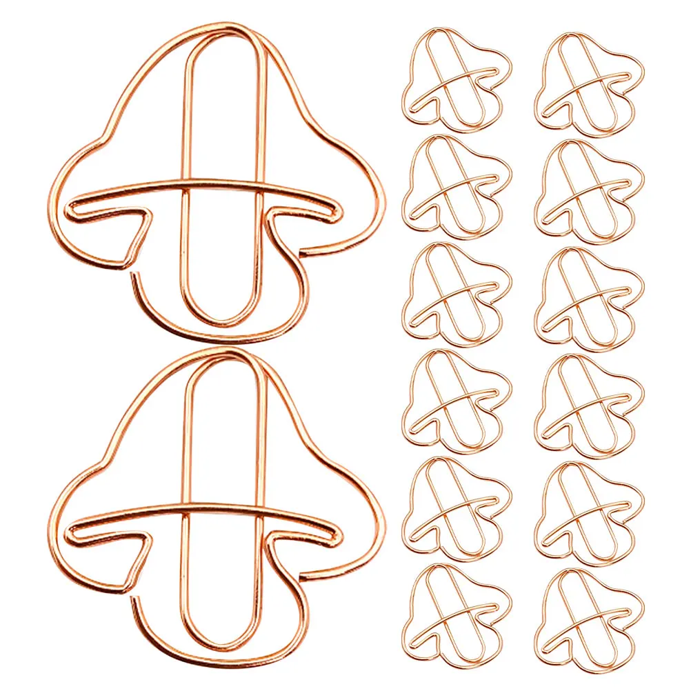 30 Pcs Paper Clips Mushroom Shaped Cute Decorative Document Organizer Metal Bookmark Small Office School Supplies
30 Pcs Paper Clips Mushroom Shaped Cute Decorative Document Organizer Metal Bookmark Small Office School Supplies