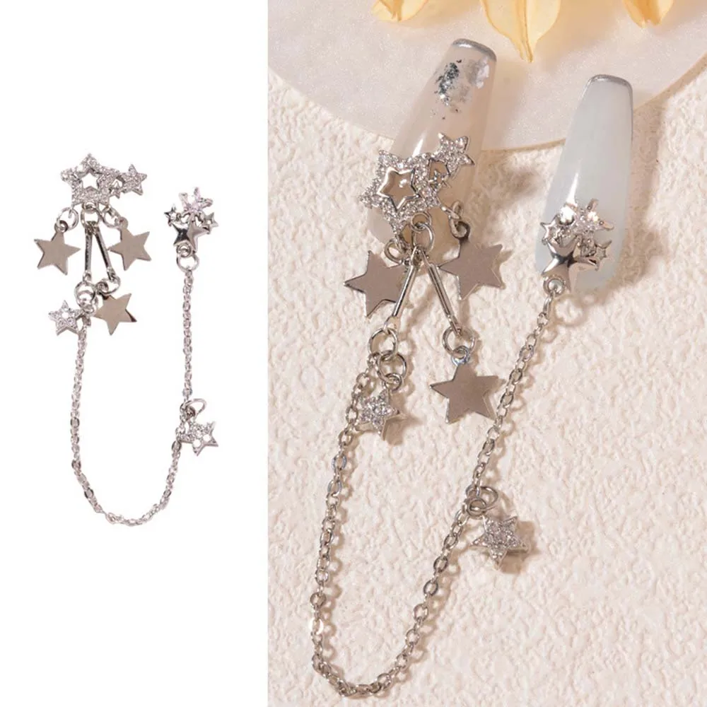 Fashion Pearl Chain Pendant Luxury DIY Nail Art Decorations Nail Rhinestones Star Chain Jewelry Bowknot Diamond Nail Art
Fashion Pearl Chain Pendant Luxury DIY Nail Art Decorations Nail Rhinestones Star Chain Jewelry Bowknot Diamond Nail Art