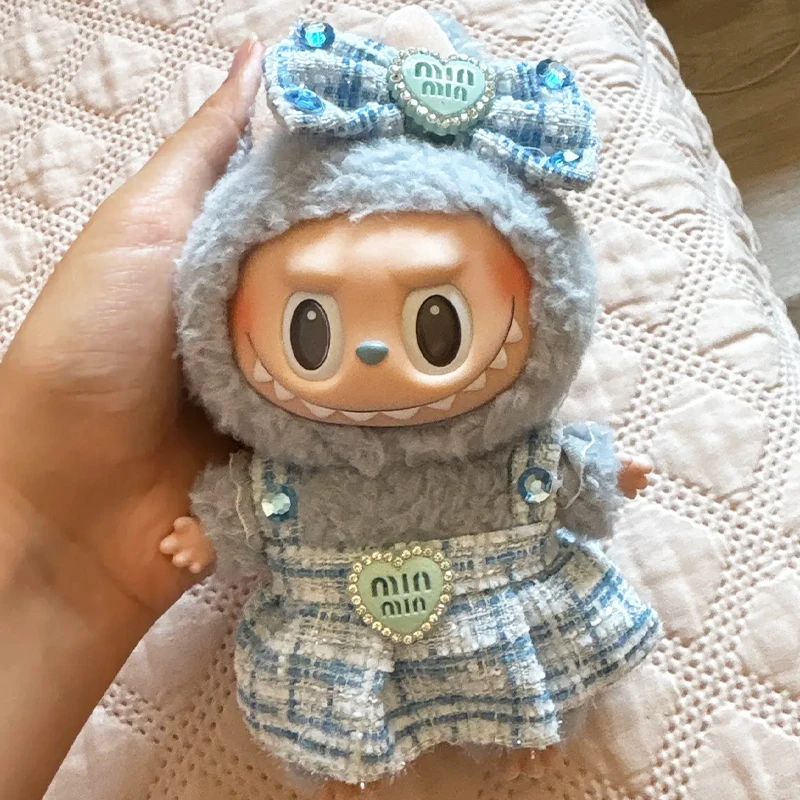 For 17cm Labubu Doll Clothes Outfit Cute Bow Dress for Labubu V1 V2 Kawaii Plush Toy Costume DIY Fashion Gift Kids Collectors
For 17cm Labubu Doll Clothes Outfit Cute Bow Dress for Labubu V1 V2 Kawaii Plush Toy Costume DIY Fashion Gift Kids Collectors