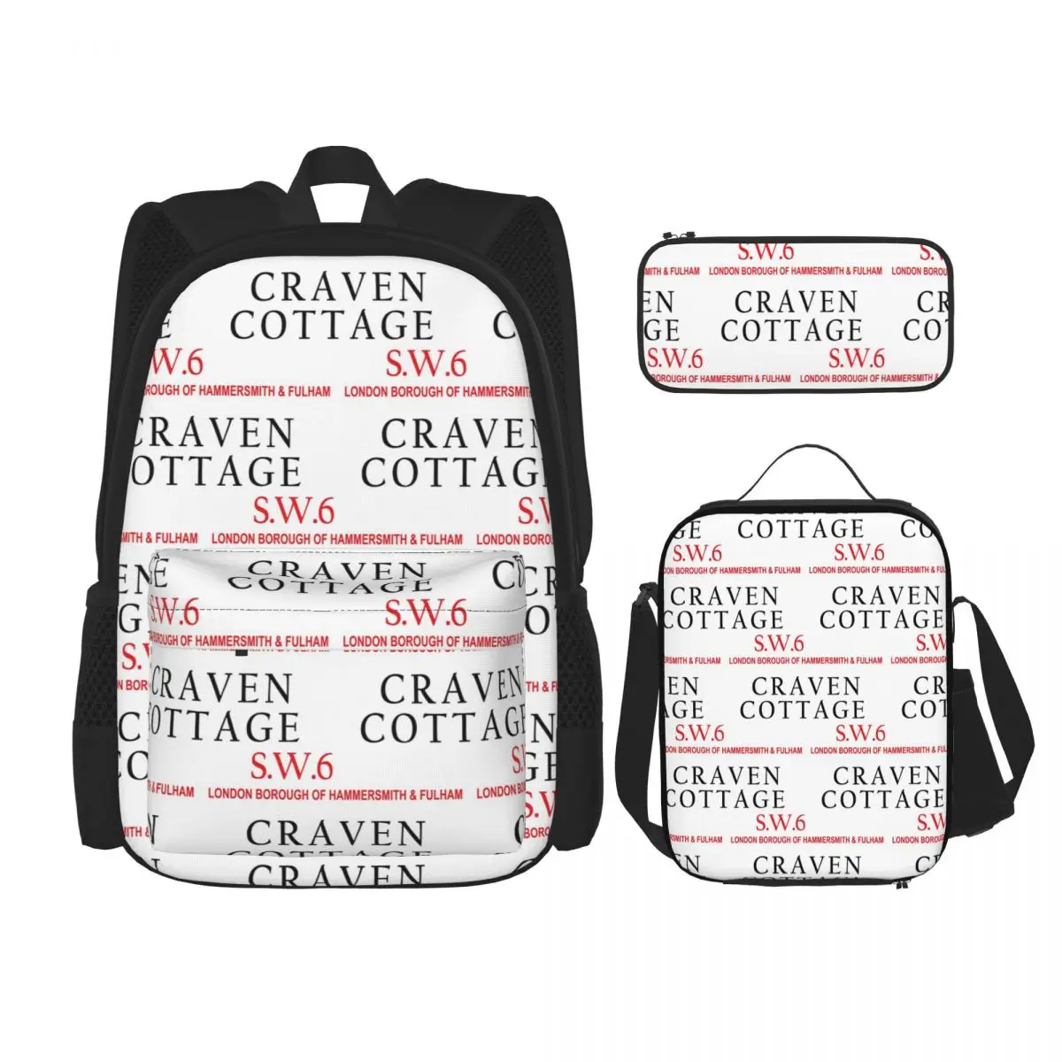 Craven Cottage Fulham Sw6 Lightweight Hoodie BackpacksChildren School Bags Kids Rucksack Lunch Bag Pen Bag Three-Piece Set
Craven Cottage Fulham Sw6 Lightweight Hoodie BackpacksChildren School Bags Kids Rucksack Lunch Bag Pen Bag Three-Piece Set