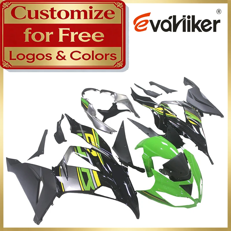 Полный комплект обтекателей для мотоцикла Kawasaki ZX6R 2013-2018 (ZX-6R 13-18) из АБС-пластика, изготовленный методом литья под давлением, с индивидуальным цветом и графикой.
Полный комплект обтекателей для мотоцикла Kawasaki ZX6R 2013-2018 (ZX-6R 13-18) из АБС-пластика, изготовленный методом литья под давлением, с индивидуальным цветом и графикой.
