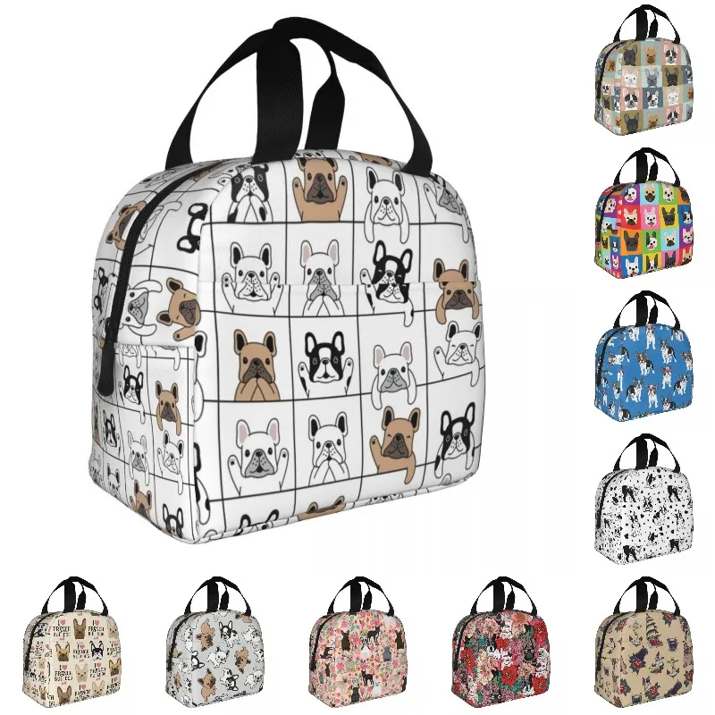 Cute Puppy French Bulldog Lunch Bag Warm Cooler Thermal Insulated Lunch Box for Student School Work Picnic Food Tote Bags
Cute Puppy French Bulldog Lunch Bag Warm Cooler Thermal Insulated Lunch Box for Student School Work Picnic Food Tote Bags