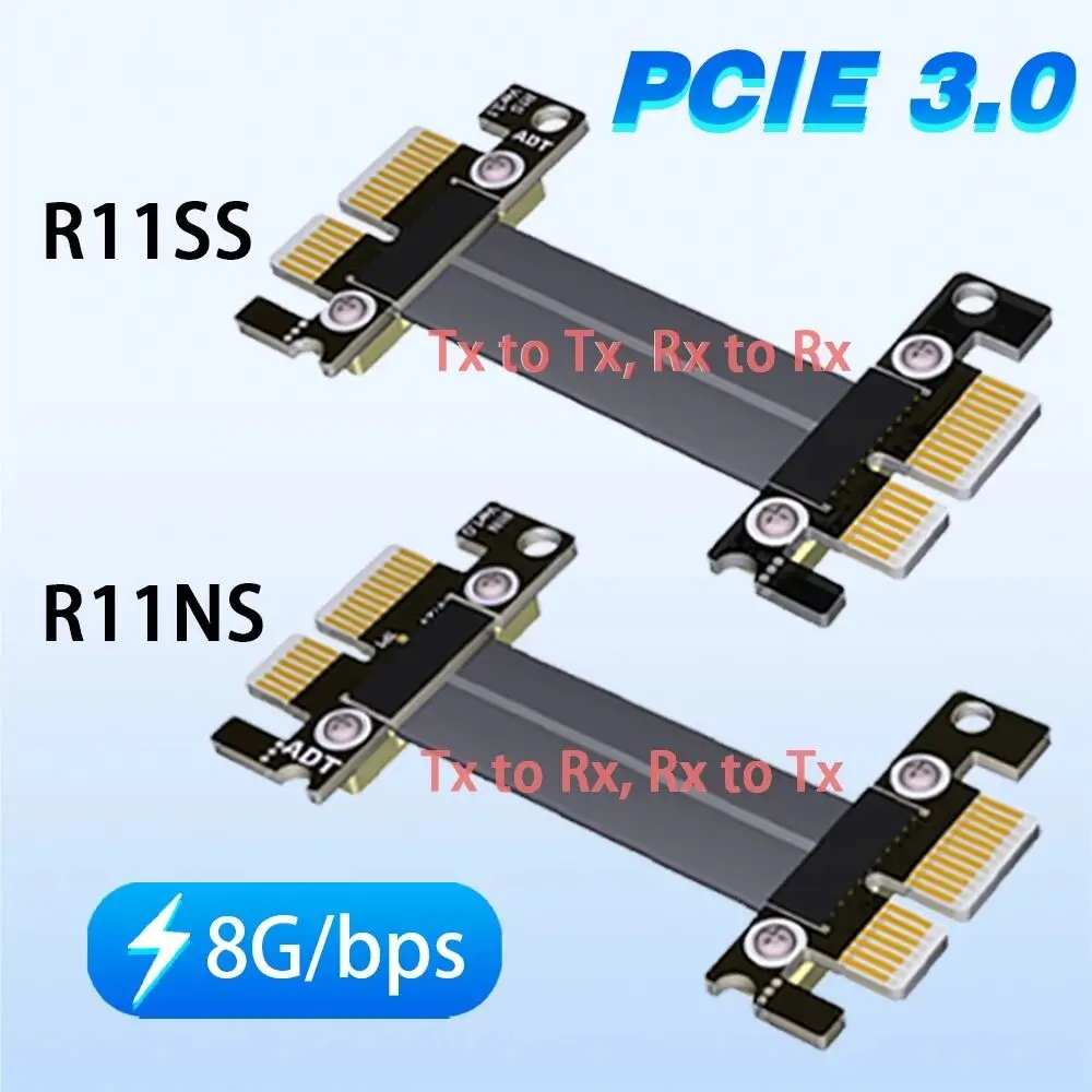 Кабель-удлинитель ADT-Link R11SS R11NS PCI-E 3,0 X1, перемычка «штырь-штырь»
Кабель-удлинитель ADT-Link R11SS R11NS PCI-E 3,0 X1, перемычка «штырь-штырь»