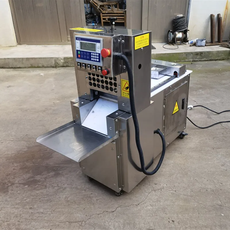Beef Roll Cutting Slicer Machine Bacon Slicing Machine #Fully Automatic CNC Single Roll Frozen Meat Cutter/Frozen Mutton
Beef Roll Cutting Slicer Machine Bacon Slicing Machine #Fully Automatic CNC Single Roll Frozen Meat Cutter/Frozen Mutton