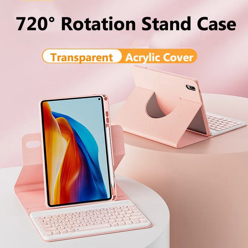 Чехол для клавиатуры для Xiaomi Redmi Pad SE 2023, 11, вращающийся на 720 ° Чехол-книжка с подставкой, Прозрачный Акриловый чехол с автоматическим переходом в спящий режим/пробуждением с держателем для карандашей
Чехол для клавиатуры для Xiaomi Redmi Pad SE 2023, 11, вращающийся на 720 ° Чехол-книжка с подставкой, Прозрачный Акриловый чехол с автоматическим переходом в спящий режим/пробуждением с держателем для карандашей