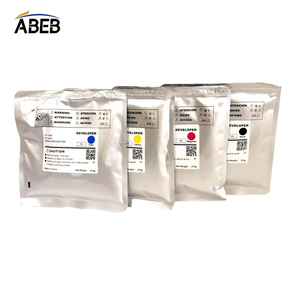1Set Developer Powder For Konica Minolta Bizhub C250i C300i C360i C450i C550i C650i C7130i OEM High Compatible Carrier CMYK
1Set Developer Powder For Konica Minolta Bizhub C250i C300i C360i C450i C550i C650i C7130i OEM High Compatible Carrier CMYK