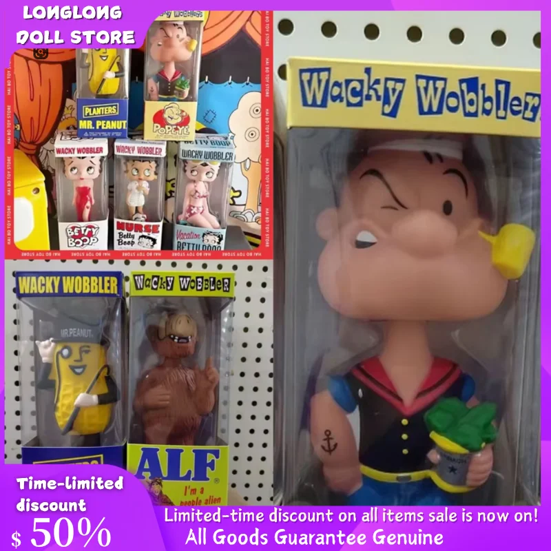 Anime Figure Popeye the Sailor Man Sexy Betty Bobblehead Mr. Peanut PVC Statue Action Toy Collectible Gifts for Fans
Anime Figure Popeye the Sailor Man Sexy Betty Bobblehead Mr. Peanut PVC Statue Action Toy Collectible Gifts for Fans 