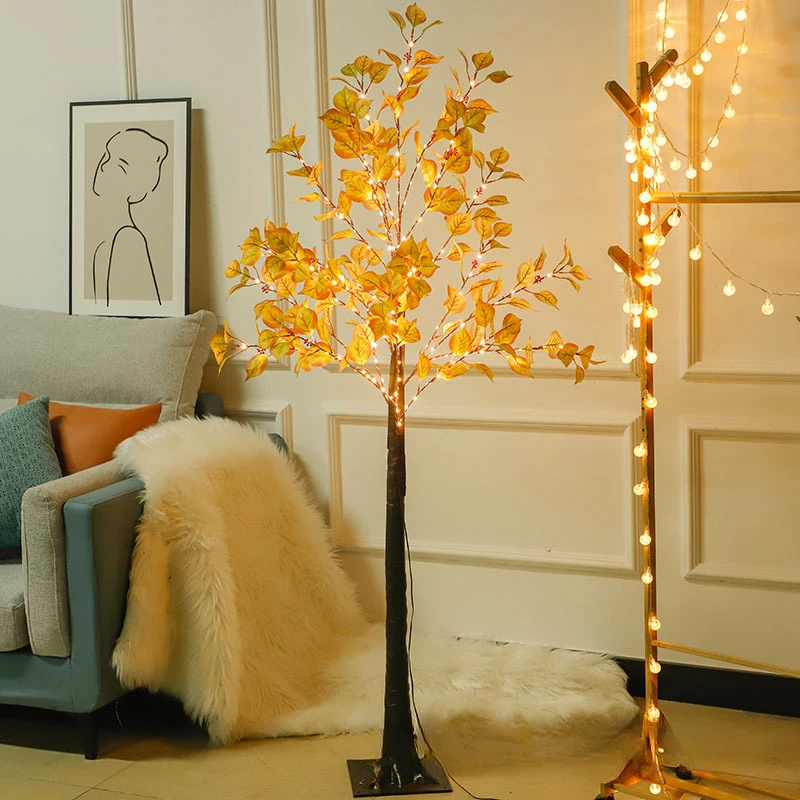 1.5m Bodhi leaf tree light USB cross-border foreign trade model living room courtyard landscape home holiday decoration light
1.5m Bodhi leaf tree light USB cross-border foreign trade model living room courtyard landscape home holiday decoration light