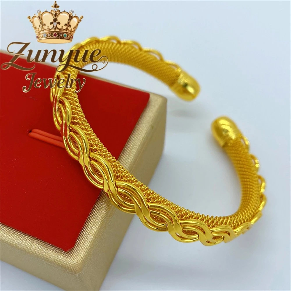 Sand Gold Wheat Ear Twist Open Bracelet Luxury Quality Jewelry Best Selling Fashion Jewelry Exquisite Elegant Charms Popular
Sand Gold Wheat Ear Twist Open Bracelet Luxury Quality Jewelry Best Selling Fashion Jewelry Exquisite Elegant Charms Popular