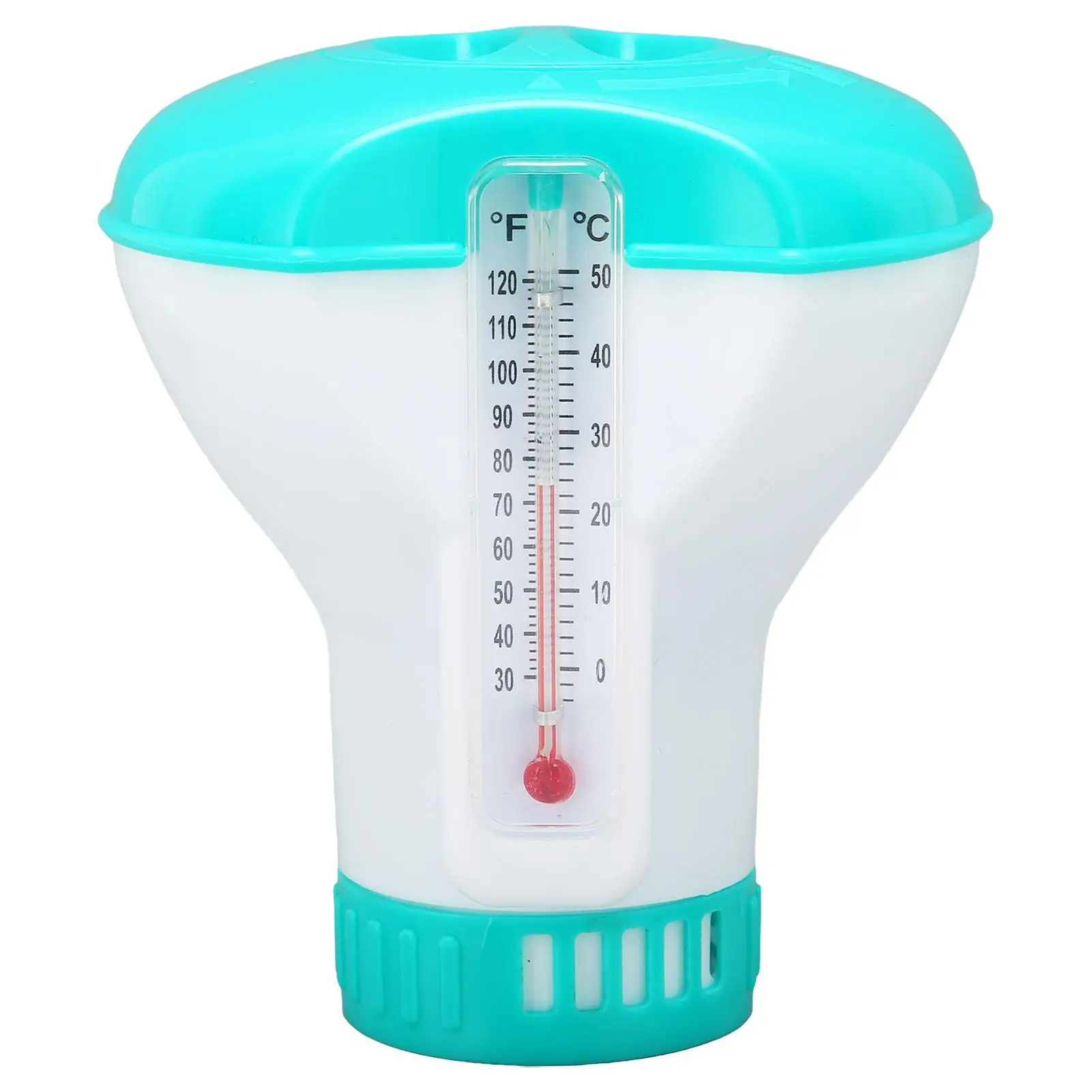 5 Pool Chemical Dispenser with Thermometer for Swimming Pool - Reusable Chlorine Tablet Floater & Cleaning Tool
5 Pool Chemical Dispenser with Thermometer for Swimming Pool - Reusable Chlorine Tablet Floater & Cleaning Tool