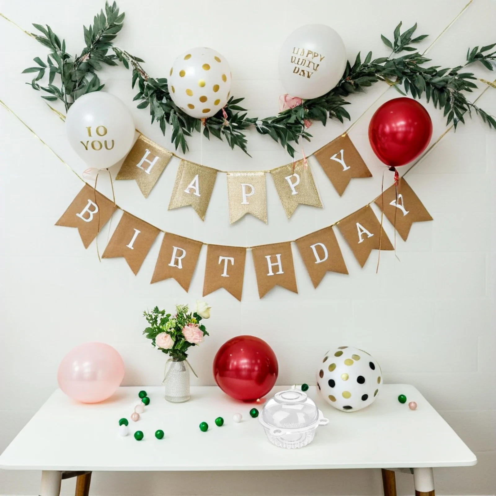 50pcs Dessert Containers Cup Containers Plastic Boxes Lids Portable Cupcake Holders Dessert Packaging Birthday Supplies
50pcs Dessert Containers Cup Containers Plastic Boxes Lids Portable Cupcake Holders Dessert Packaging Birthday Supplies