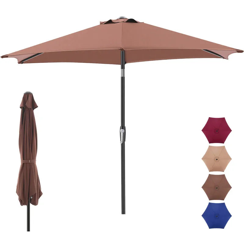 7.5ft Patio Umbrella with Tilt and Crank Button & 6 Sturdy Ribs Waterproof, Patio Table Umbrella for
7.5ft Patio Umbrella with Tilt and Crank Button & 6 Sturdy Ribs Waterproof, Patio Table Umbrella for