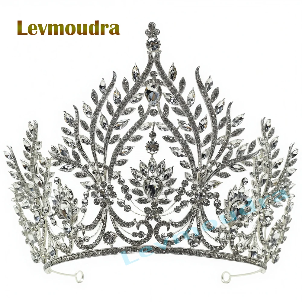 Levmoudra Wedding Tiara for Women Crystal Royal Queen Crown Rhinestone Princess Tiara Hair Accessories for Pageant
Levmoudra Wedding Tiara for Women Crystal Royal Queen Crown Rhinestone Princess Tiara Hair Accessories for Pageant