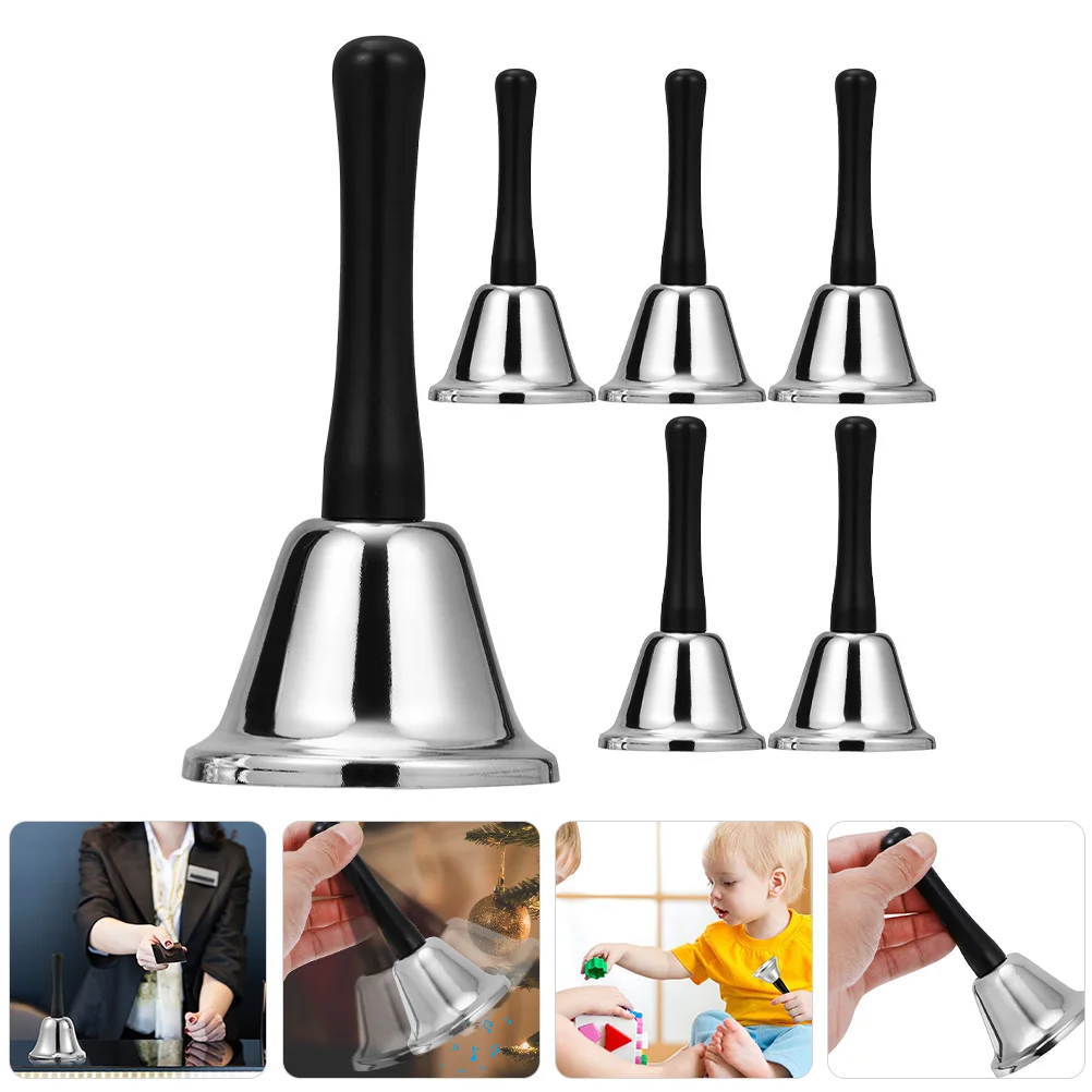 6Pcs Hand Bells Metal Durable Stainless Steel Party Decoration Christmas Tree Bar Restaurant Call Bell Metal Bell for Bar
6Pcs Hand Bells Metal Durable Stainless Steel Party Decoration Christmas Tree Bar Restaurant Call Bell Metal Bell for Bar